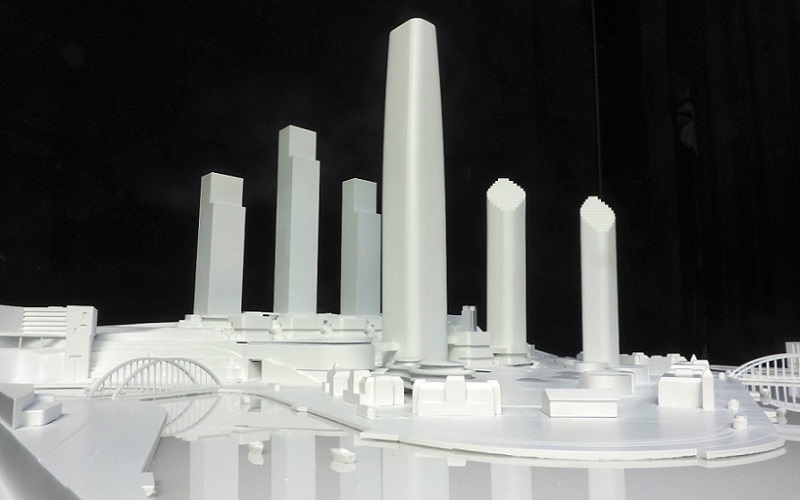 白色建筑模型(2)