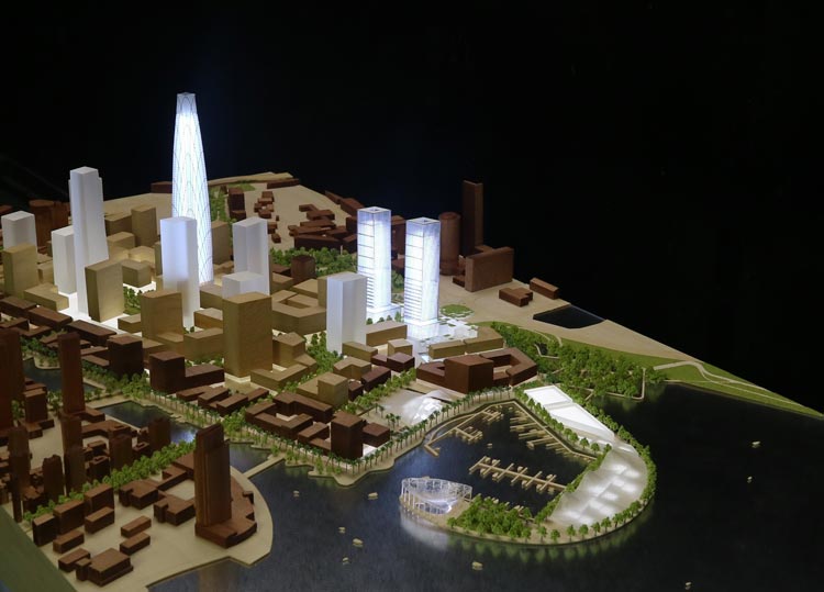 斯里兰卡港口城市科伦坡码头区概念设计模型