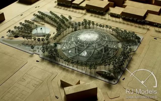 沙特利雅得城市规划项目SOM 1:750