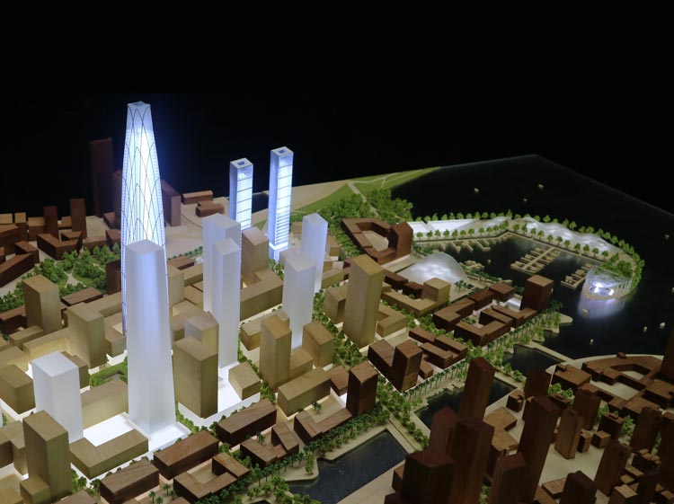 斯里兰卡科伦坡港口城市模型