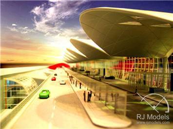 12. Hong-Kong-Airport-Model-Movie-1 / Chek-Lap-Kok-Hong-Kong-International-Airport-Terminal-1