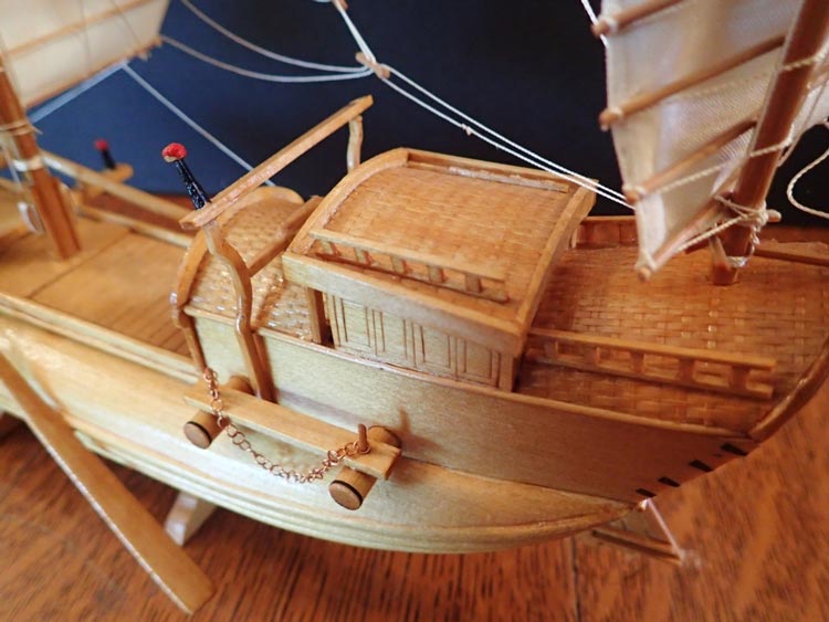 竹船模型