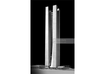 阿拉伯银行总部办公楼模型
