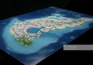 红海岛总体规划模型